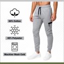Black & Charcoal & Grey(Tech) XXXL Men’s Tech Fleece Jogger Sweatpants (3 Pack) - Ideal for Training or Casual Wear